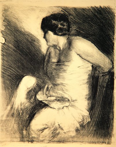 Vrouw met schelp, 1906 door Albert de Belleroche